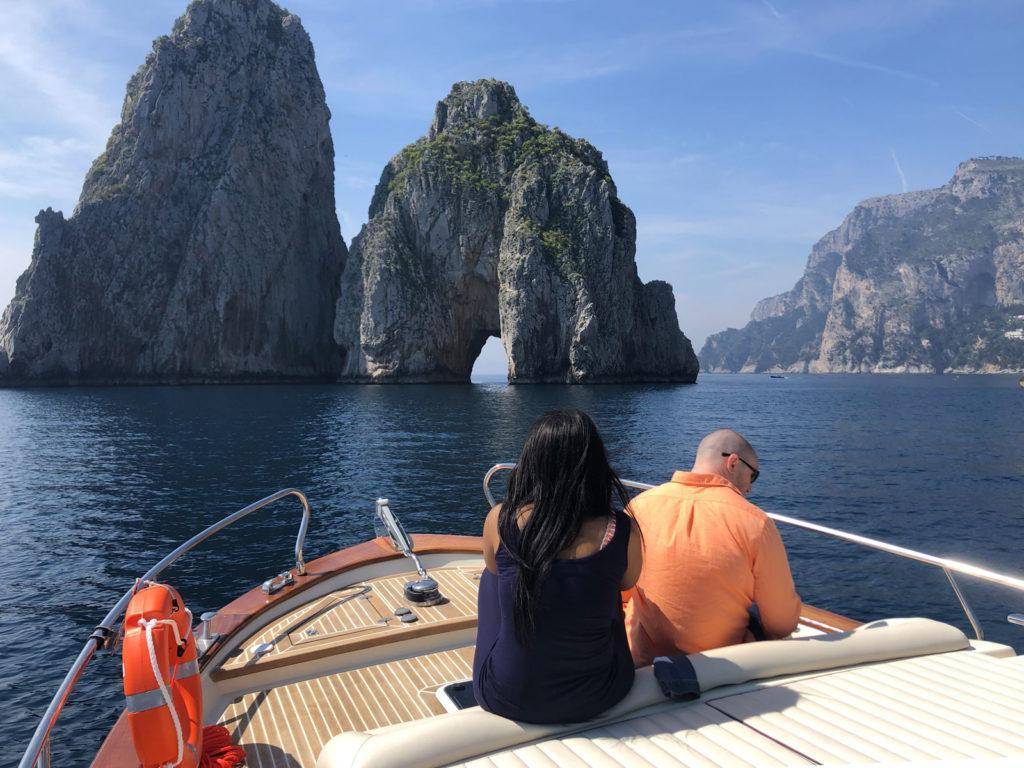 Cruising through the azure waters around Capri, where every wave is a serenade and every view is a masterpiece. A private boat tour, unlocking the island's secrets and indulging in the pure bliss of the Mediterranean.
