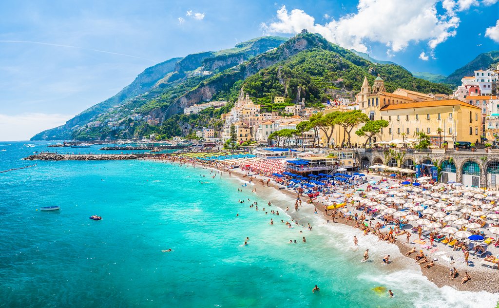 Amalfi beaches are some of the most spectacular in South Italy