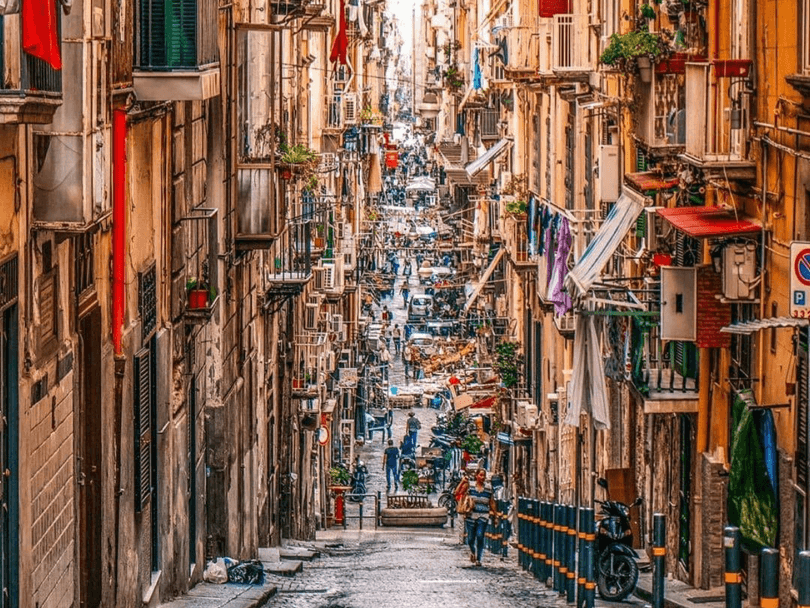 The Spanish quarters in Napoli, considered by many the true face of Napoli